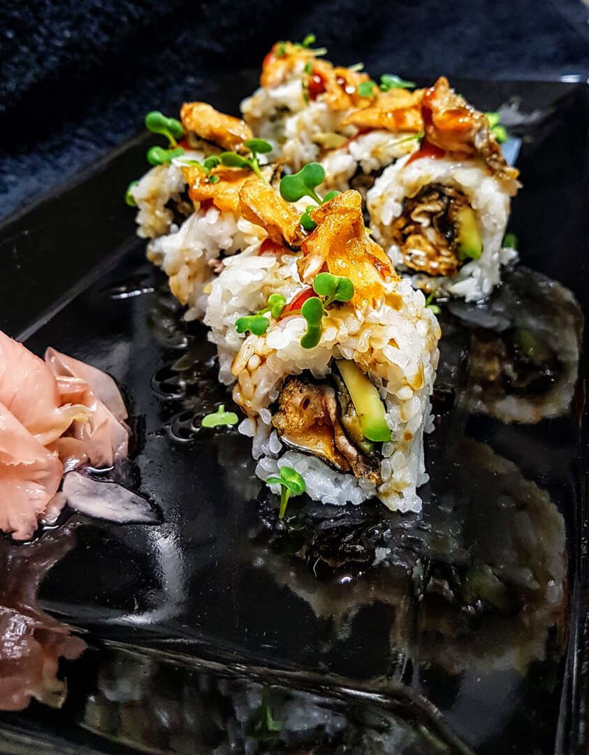Salmon-Skin-Roll Sushi Salmon Skin Roll